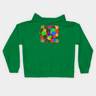 Snail shells design Kids Hoodie